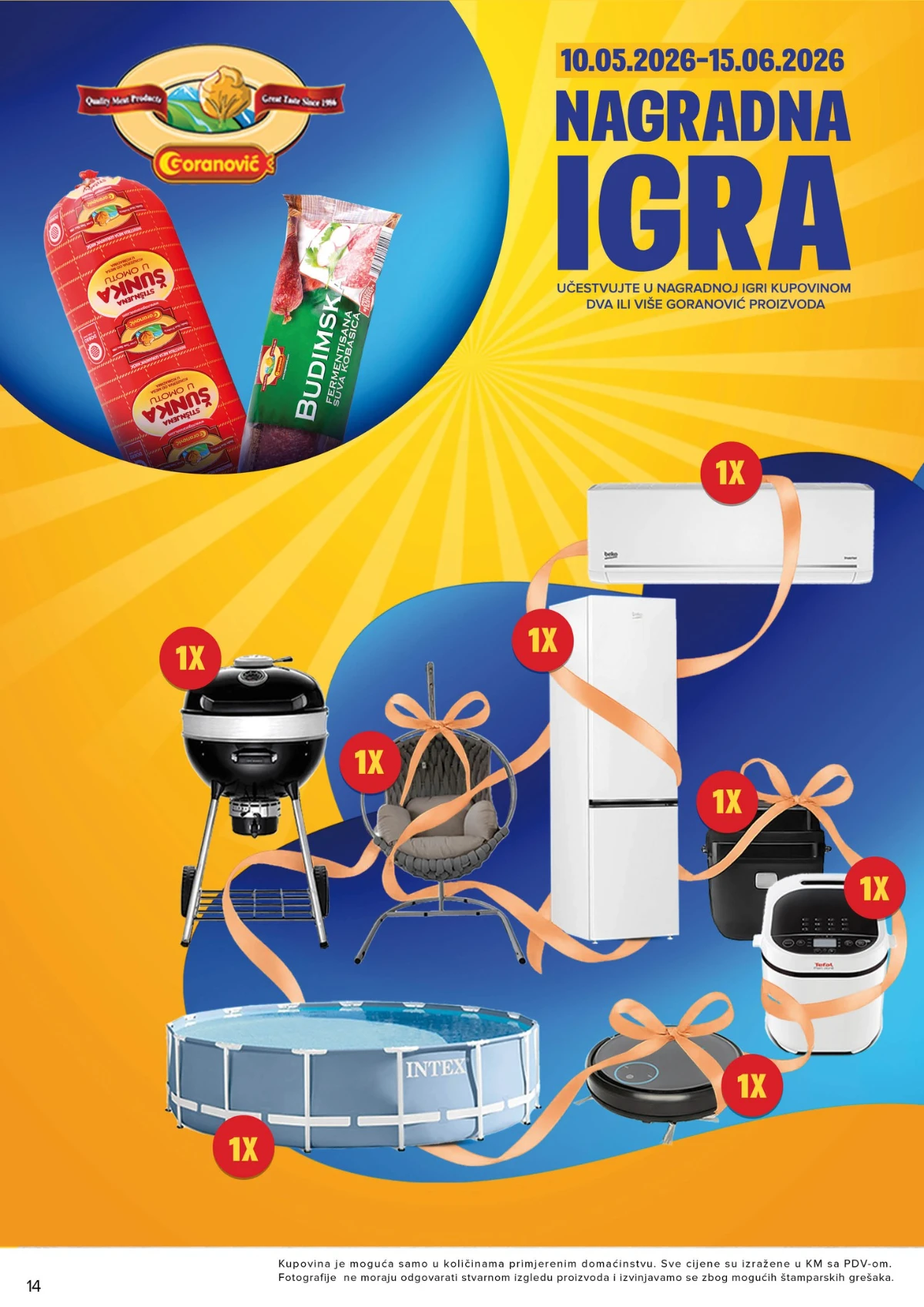 Đurić katalog akcija 04.06–17.06.2026 – prehrana, piće i kućne potrepštine na sniženju