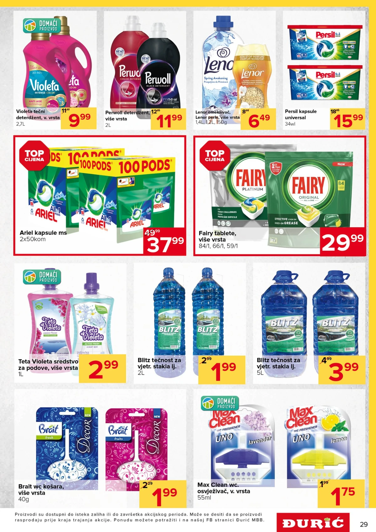 Đurić katalog akcija 04.06–17.06.2026 – prehrana, piće i kućne potrepštine na sniženju