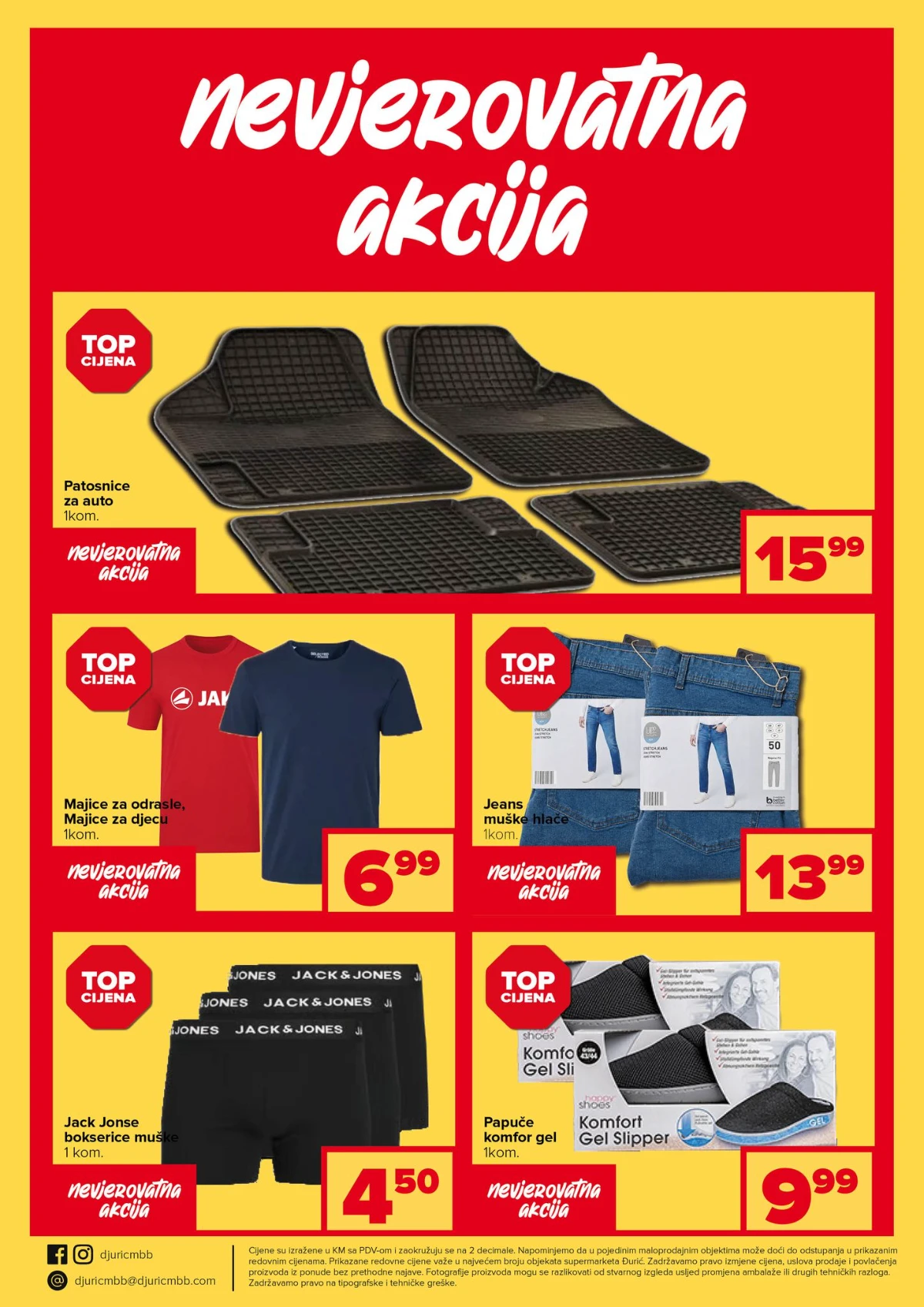 Đurić katalog akcija 04.06–17.06.2026 – prehrana, piće i kućne potrepštine na sniženju