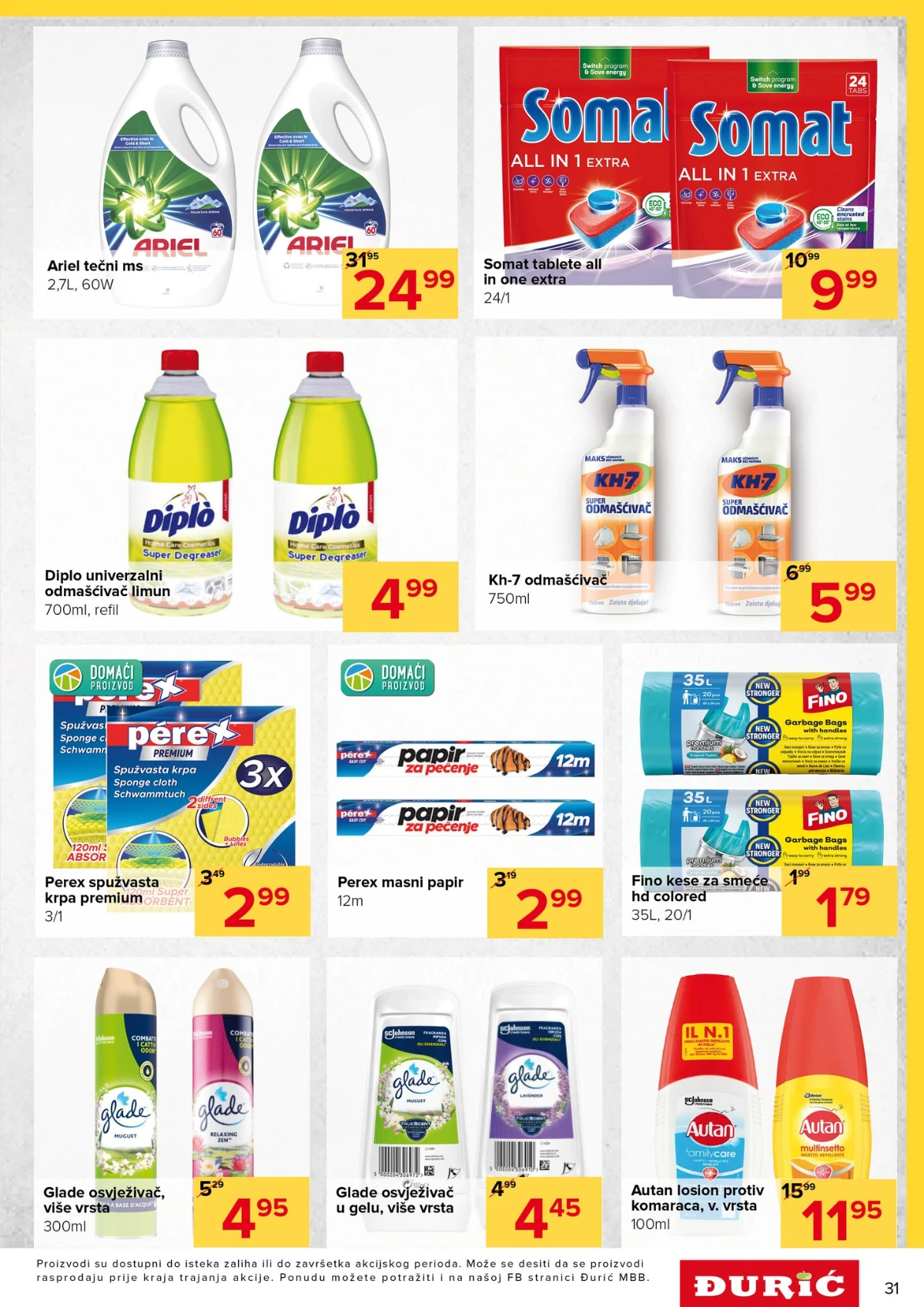 Đurić katalog akcija 21.05–03.06.2026 – prehrana, piće i kućne potrepštine na sniženju