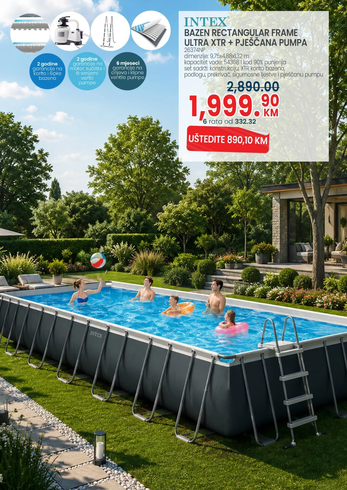 FIS ljetna akcija veliki Intex bazeni do 10.06.2026