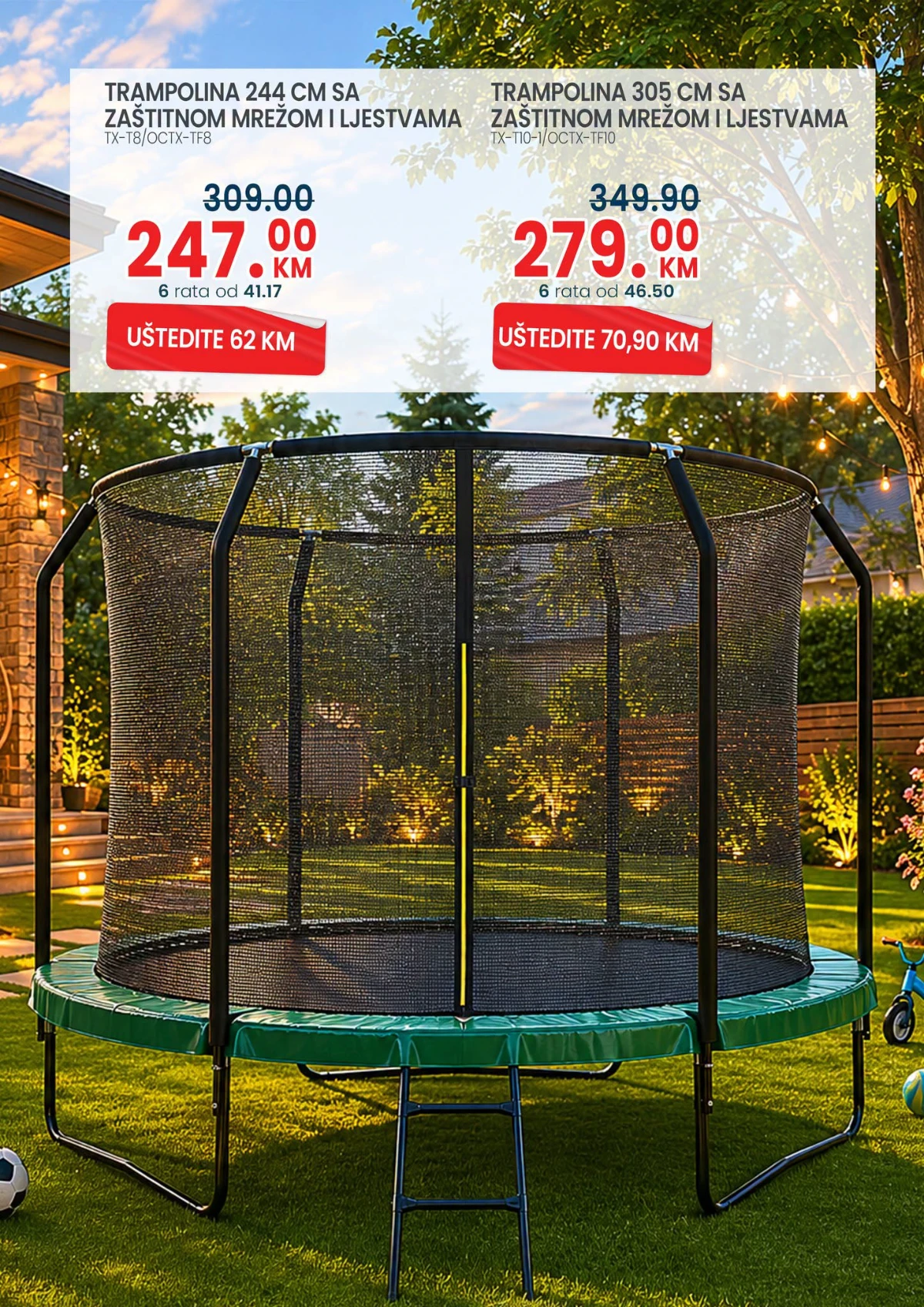 FIS ljetna akcija trampoline za dvorište do 10.06.2026