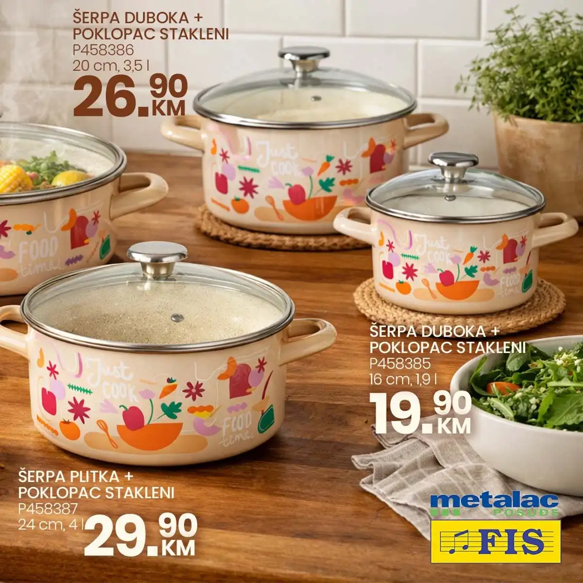 METALAC lonci i tave sniženja FIS ponuda kuhinja