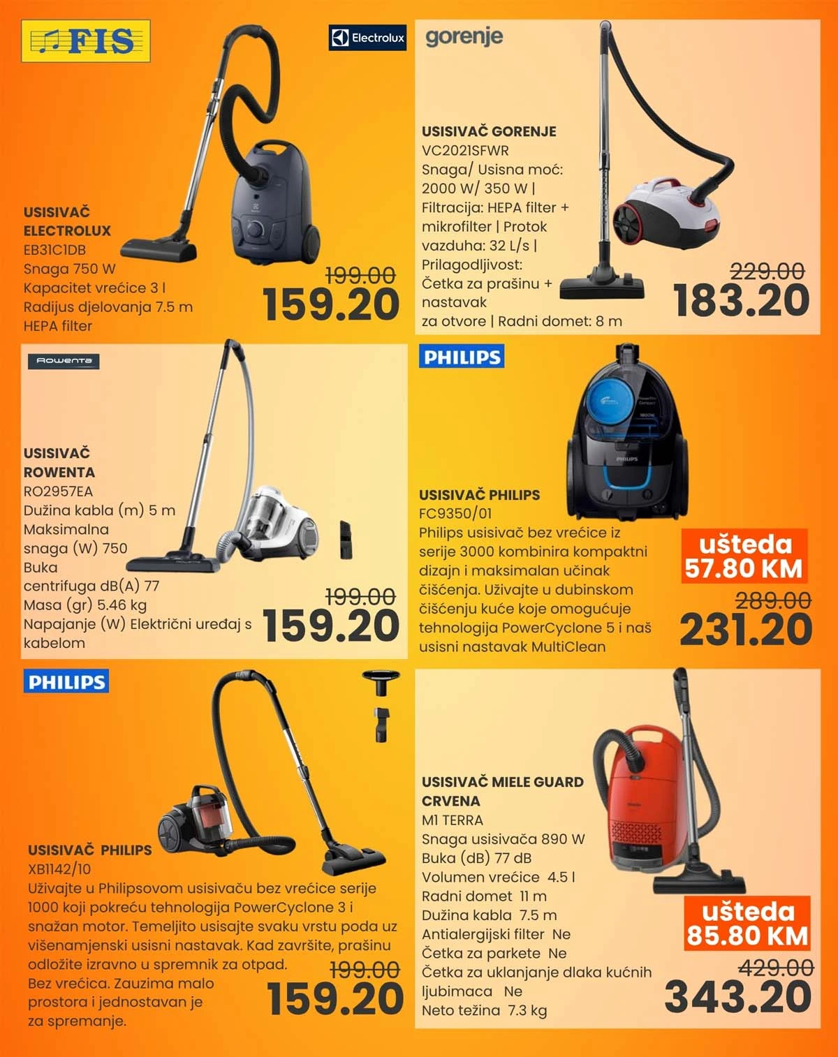 FIS Shopping Days katalog strana 5 velika sniženja i akcije