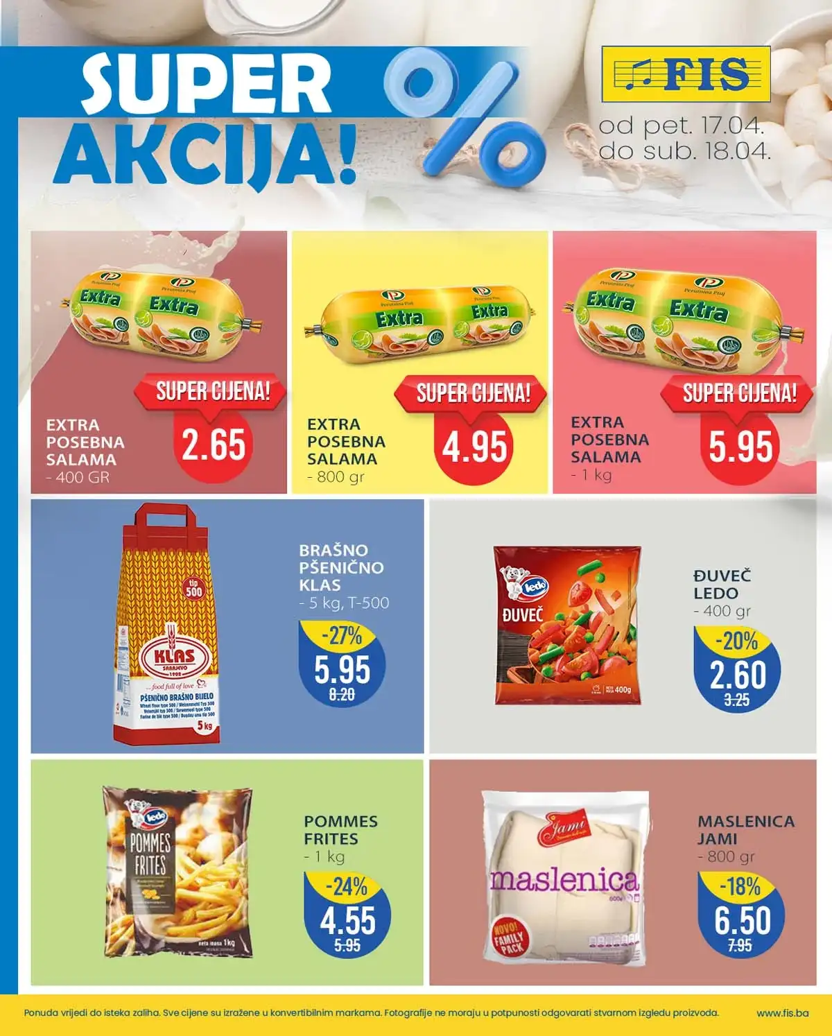 FIS katalog vikend akcije prehrana piće i kućni proizvodi na sniženju april 2026 strana 3