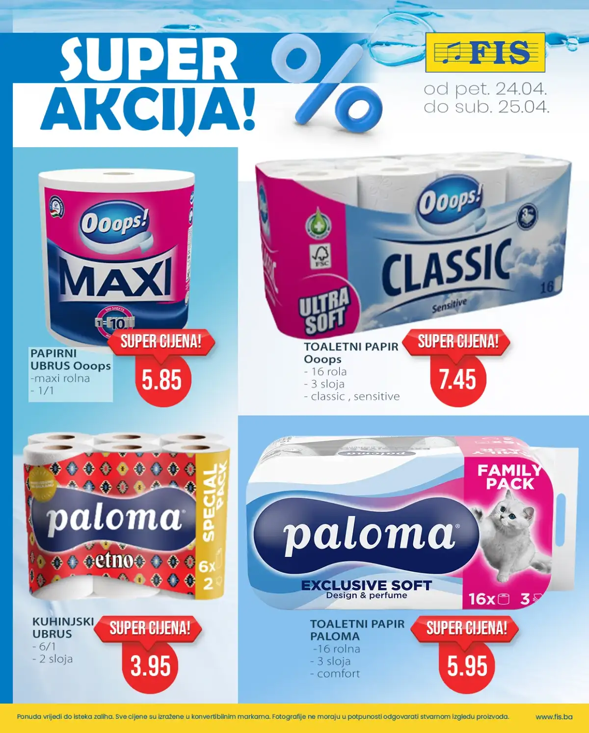 FIS katalog vikend akcije sredstva za čišćenje i kućni proizvodi sniženje april 2026 strana 7