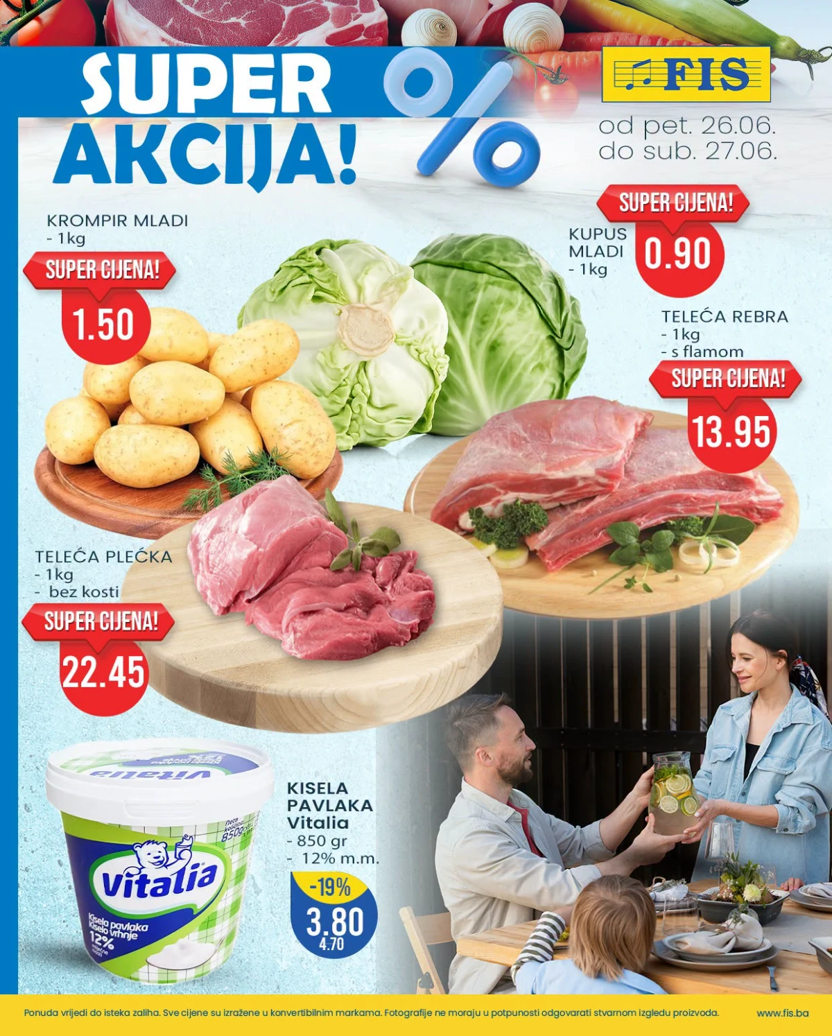 FIS akcija do 59% popusta – Super akcija za vikend kupovinu 26. i 27.06.2026