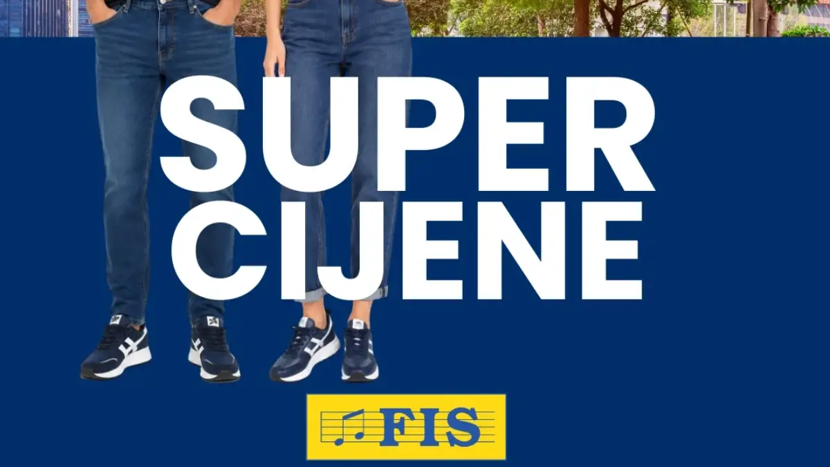 FIS Super cijene jeans kolekcije – ženske i muške majice, šorcevi i hlače po akcijskim cijenama maj 2026