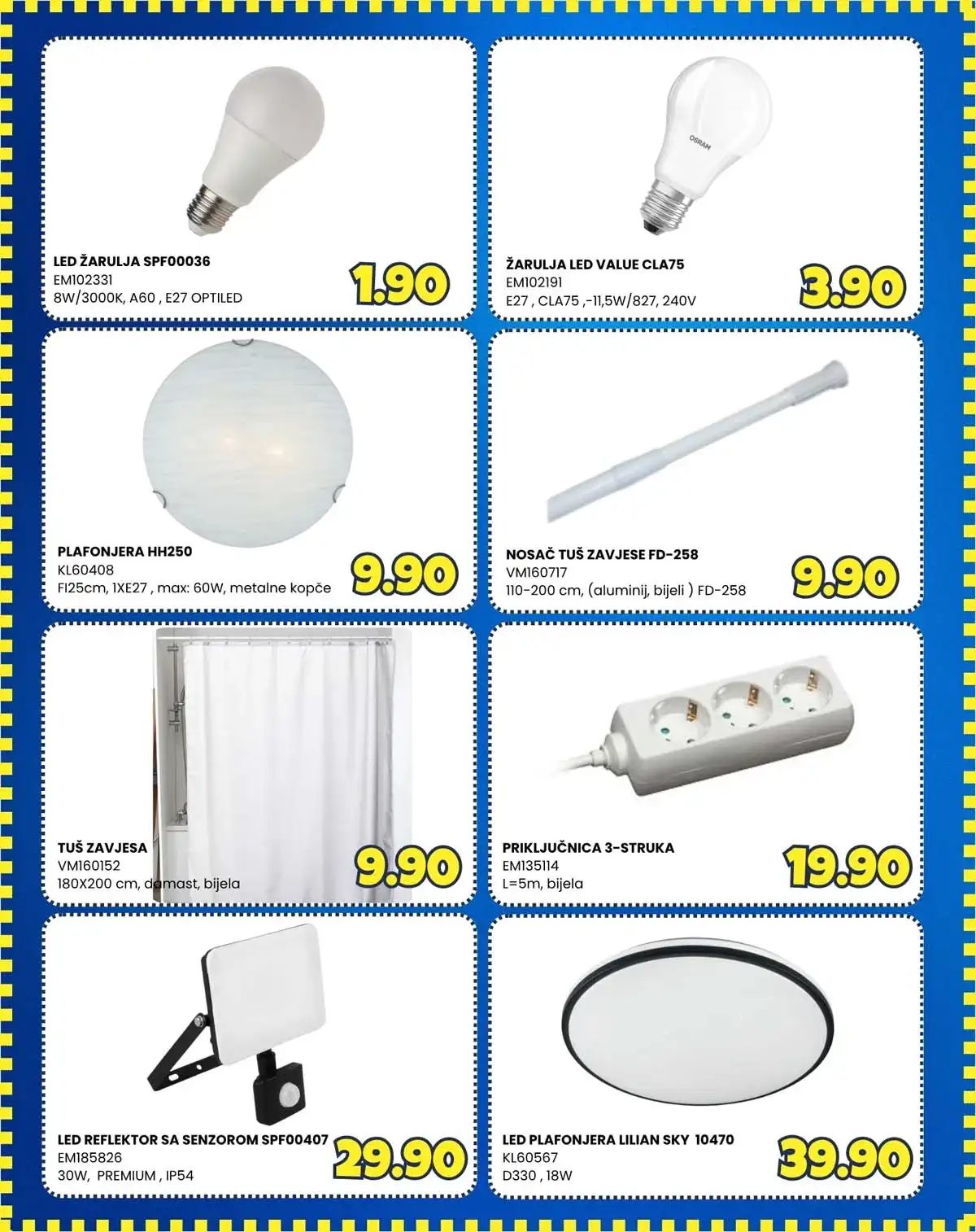 FIS katalog – tekstil za dom i dodatna oprema na sniženju