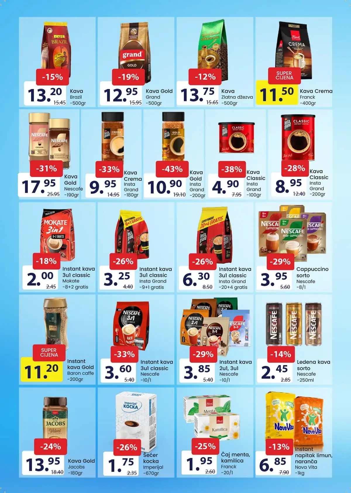 FIS katalog akcija – sniženja prehrane i kućnih proizvoda