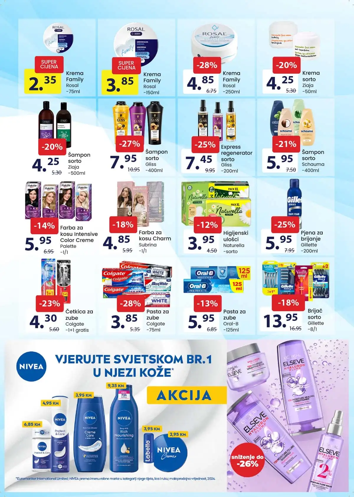 FIS katalog sniženja – prehrambeni proizvodi i hemija na akciji