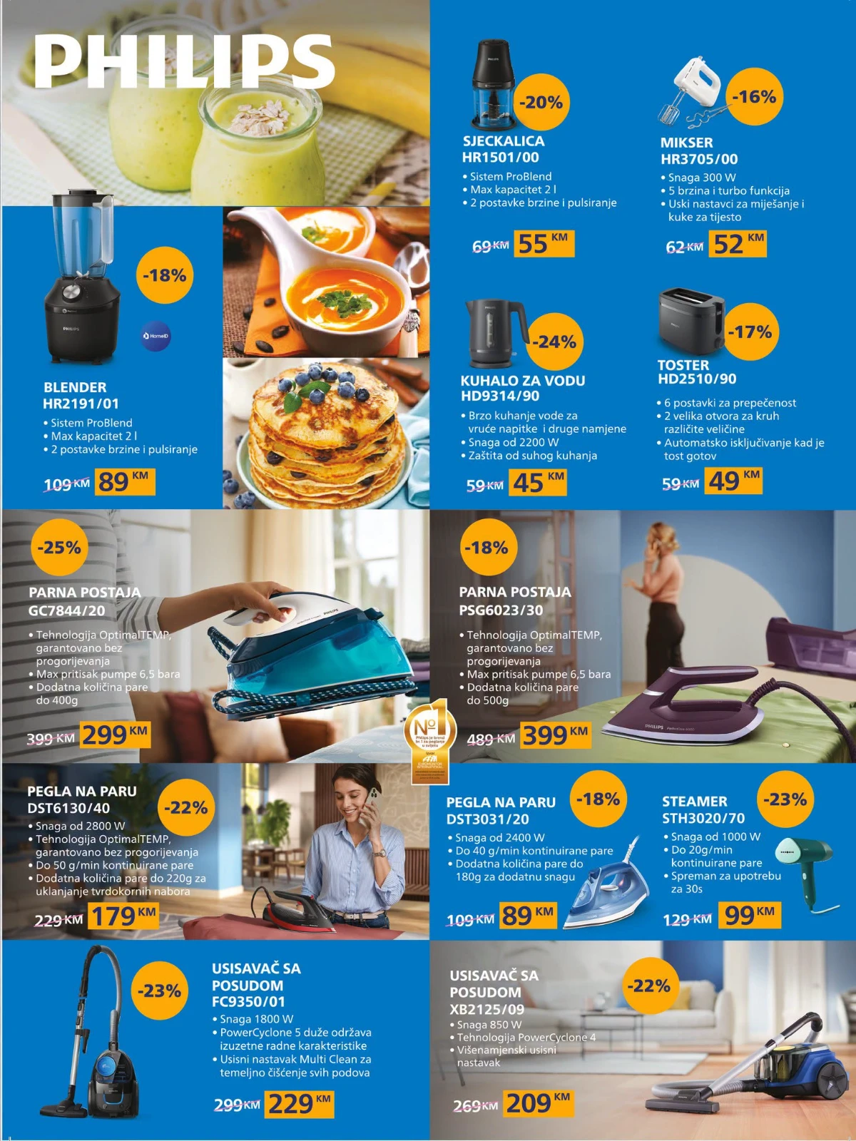 Philips mali kućanski aparati u FIS katalogu do 02.07.2026