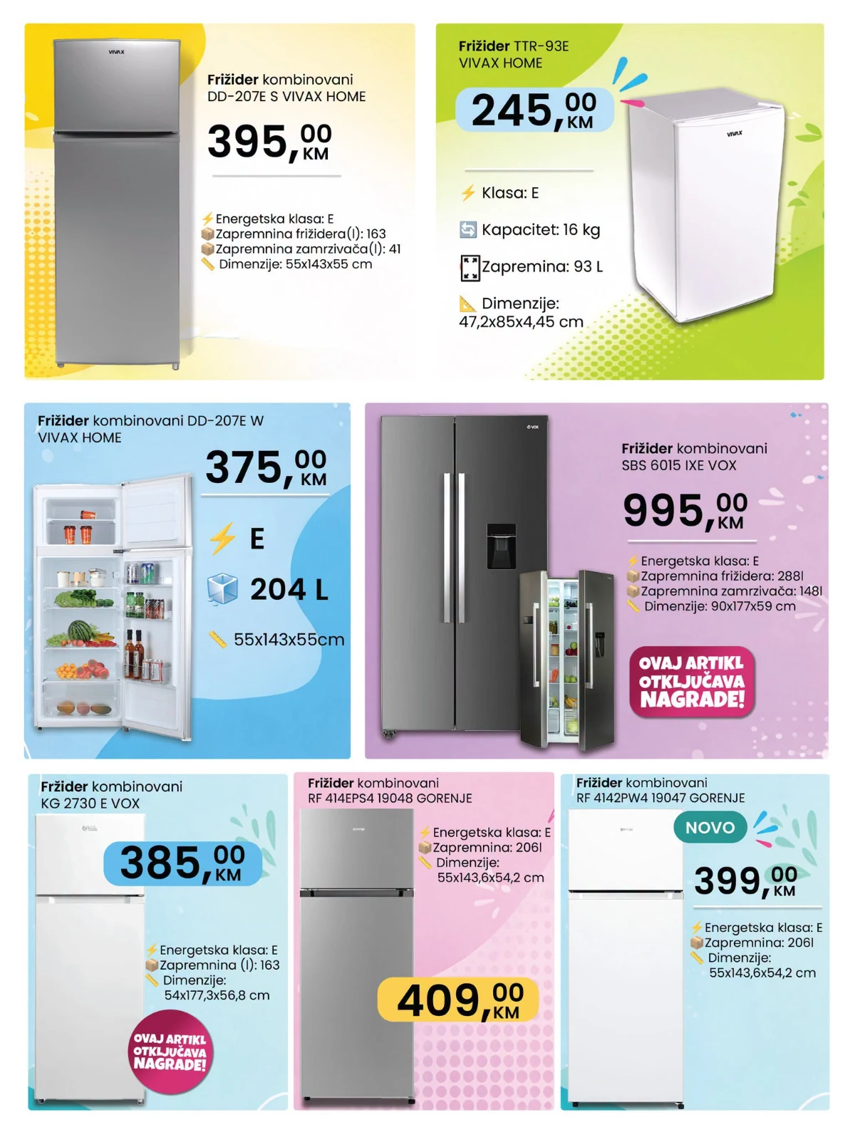 Fortuna Home katalog frižideri i hladnjaci