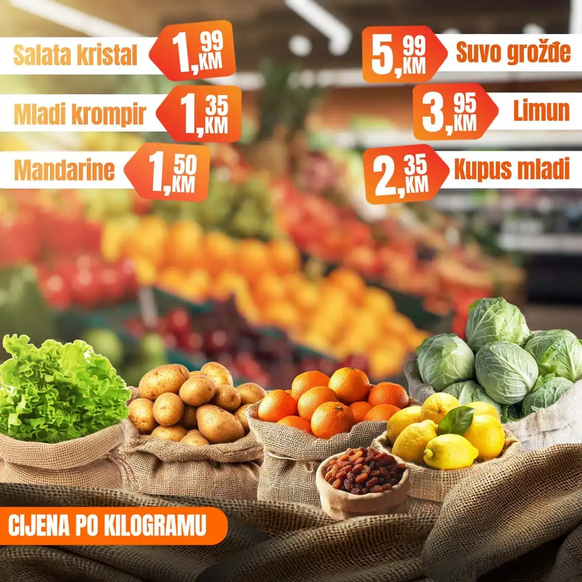 Fortuna Market vikend akcija katalog strana 3 – aktuelne ponude Fortuna Market vikend akcija strana 3 velika sniženja BiH mart 2026