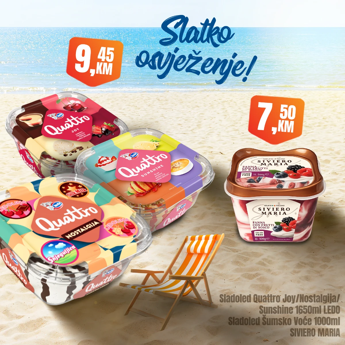 Fortuna Market vikend akcija strana 9 sladoledi i ljetno osvježenje BiH