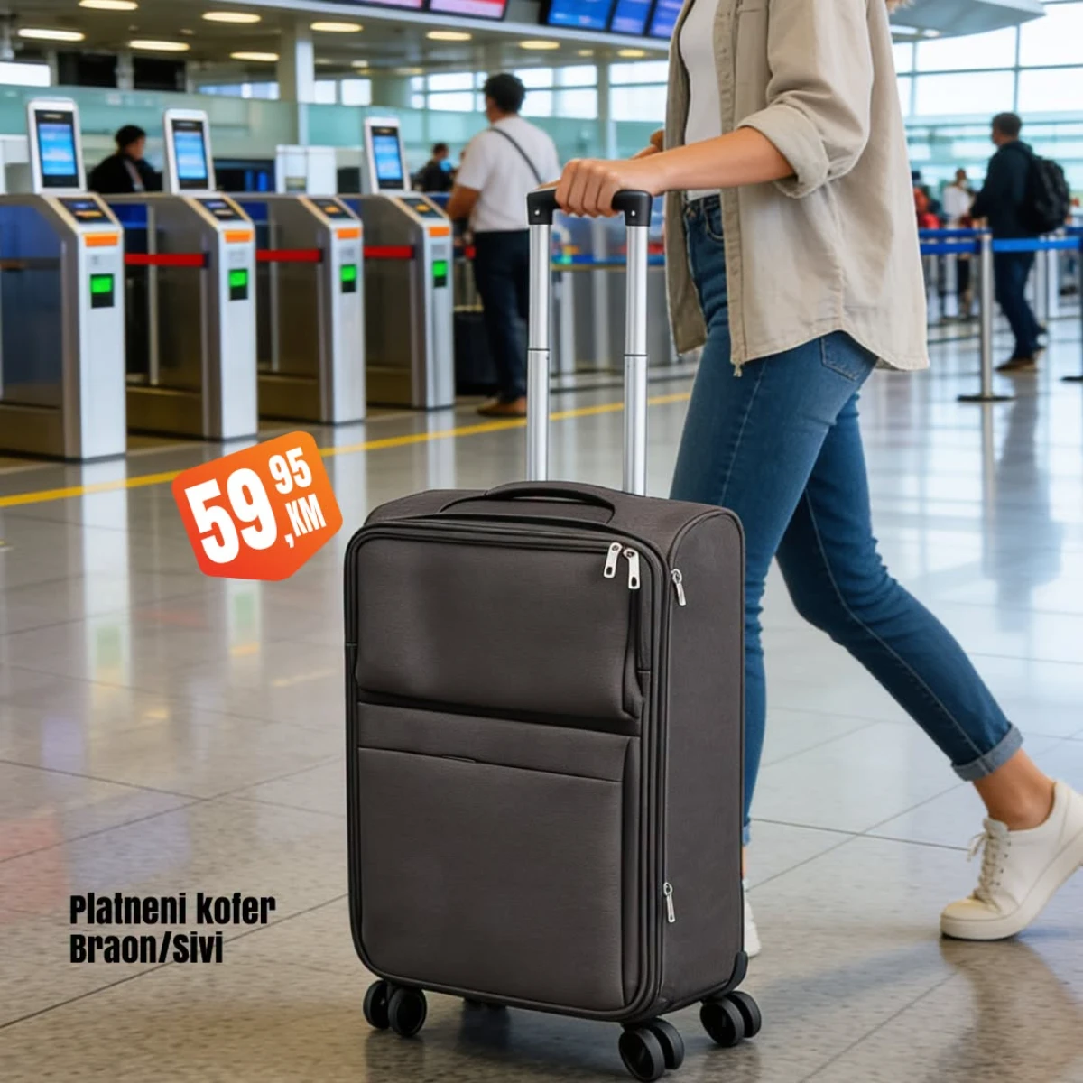 Fortuna Market vikend akcija strana 32 – koferi i oprema za kupatilo Fortuna Market vikend akcija strana 32 – platneni kofer 59,95 KM i prostirka za kupatilo 6,50 KM