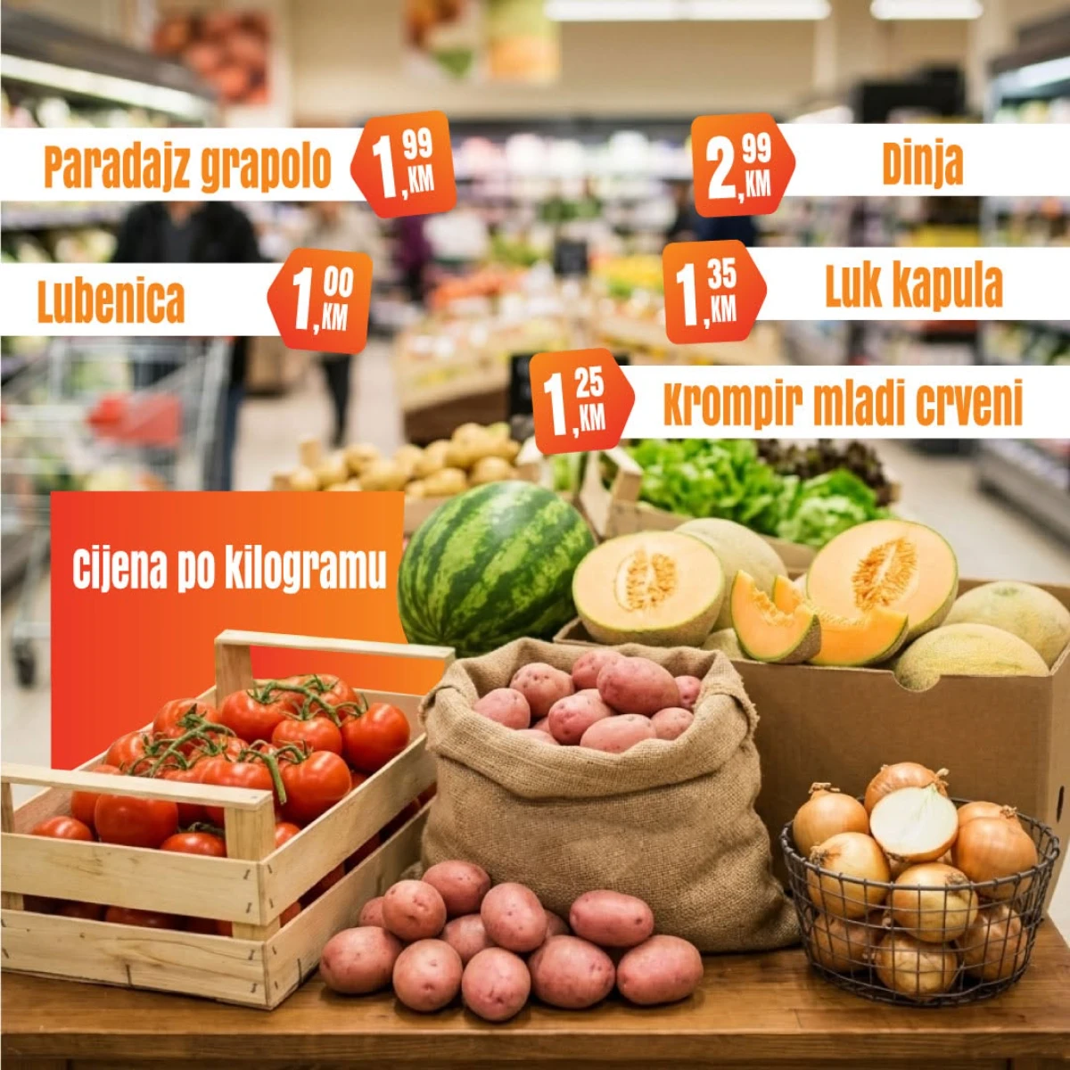 Fortuna Market vikend akcija strana 4 – voće i povrće po akcijskim cijenama