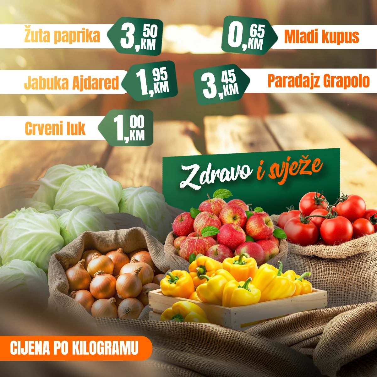 Fortuna Market vikend akcija strana 4 – narandže, kupus i paradajz Fortuna Market vikend akcija strana 4 voće i povrće na sniženju u BiH