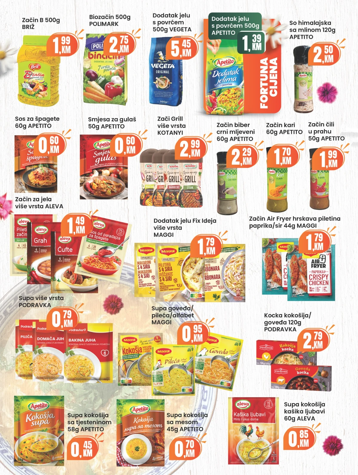 Fortuna katalog akcija do 30% – prehrana i proizvodi za domaćinstvo (strana 12)