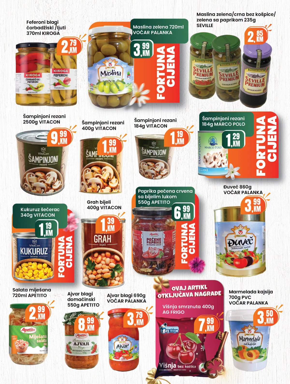 Fortuna katalog akcija do 30% – prehrana i proizvodi za domaćinstvo (strana 11)