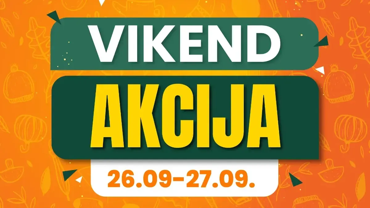 Fortuna Market vikend akcija 26. i 27.09.2026. – nova dvodnevna ponuda sa sniženim cijenama