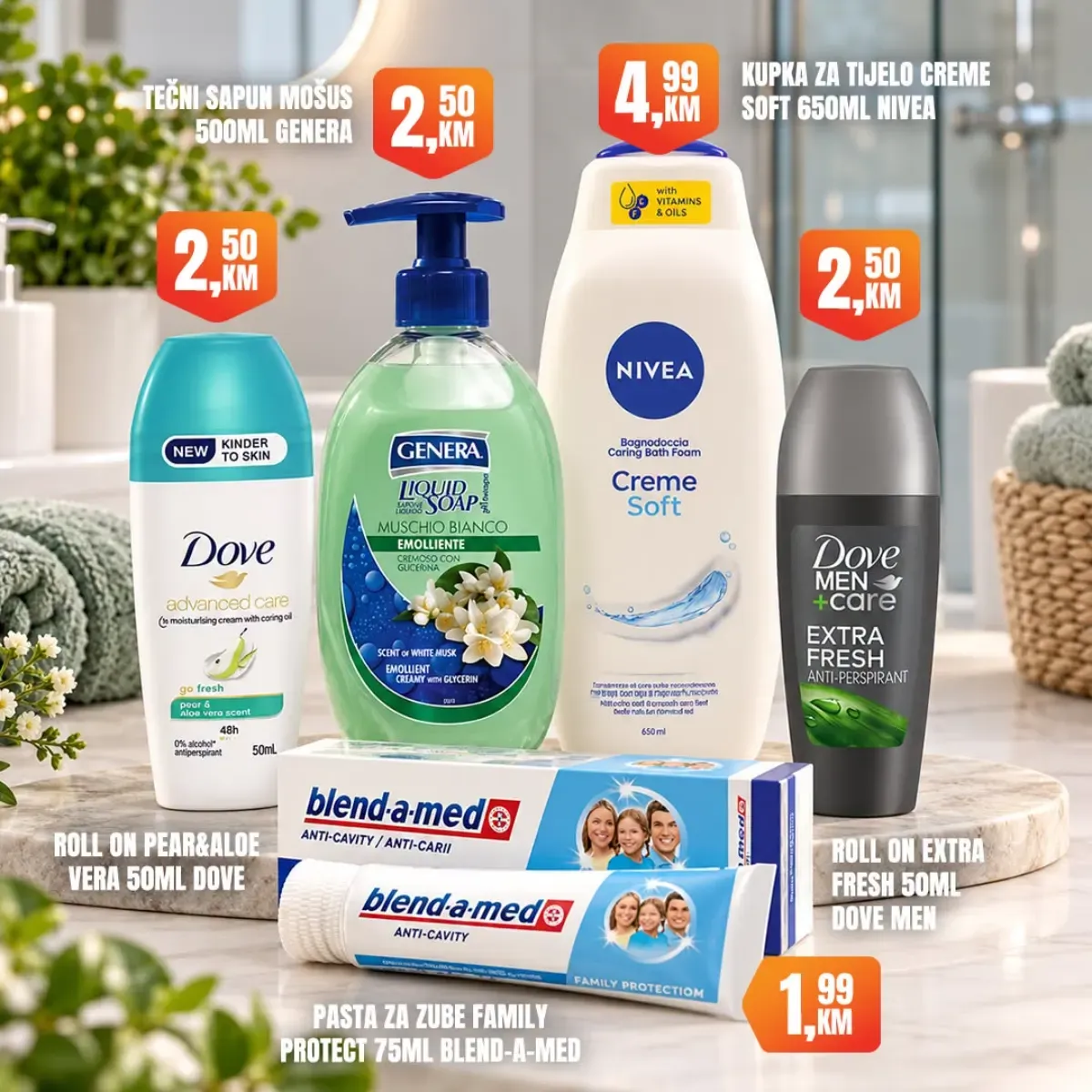 Fortuna Market akcija – Dove, Nivea i Blend-a-med proizvodi