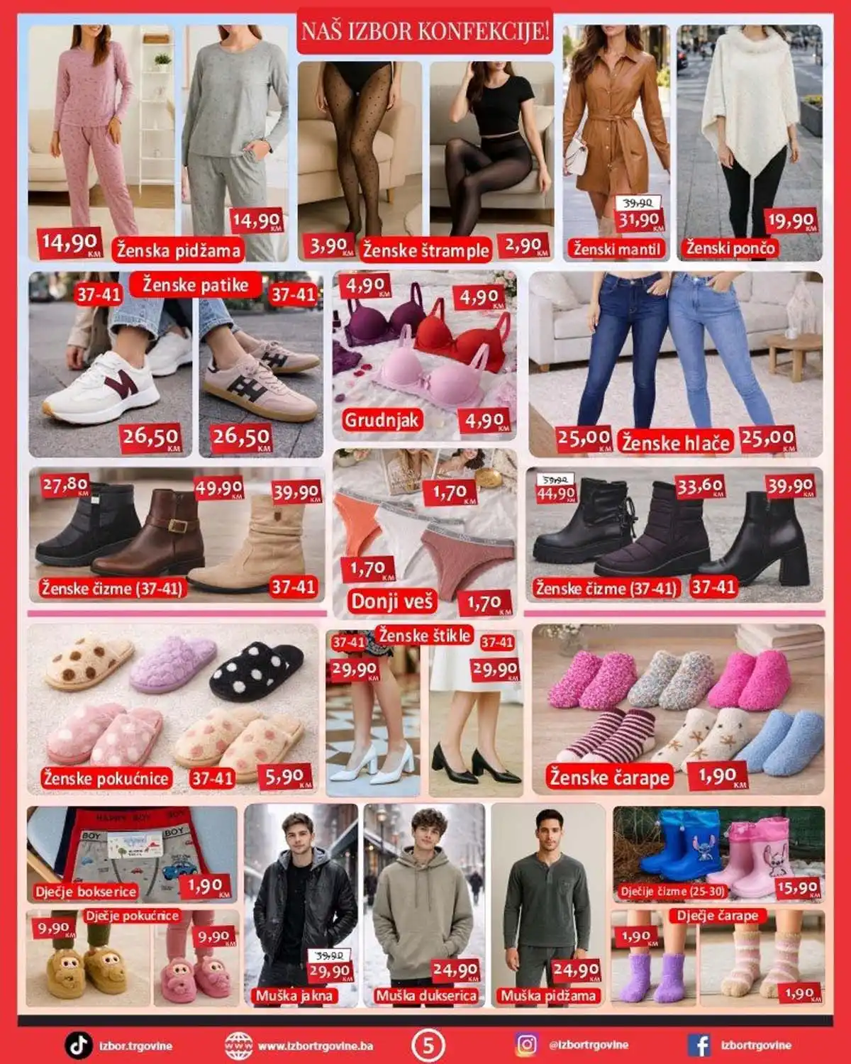 Izbor Trgovine akcija – kućni proizvodi i garderoba na sniženju do 13. marta 2026 (strana 4)