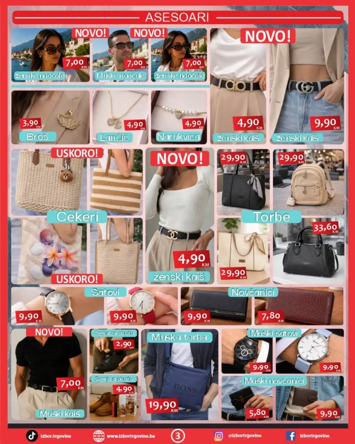 Izbor Trgovine akcija – kućni proizvodi i garderoba na sniženju do 01. maja 2026 (strana 3)