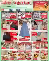 Izbor trgovine katalog kućni proizvodi i garderoba akcija