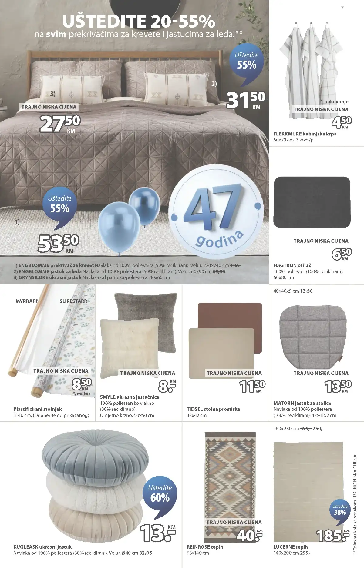 JYSK akcija do 50 posto baštenski namještaj terasa balkon do 05.05.2026 strana 7