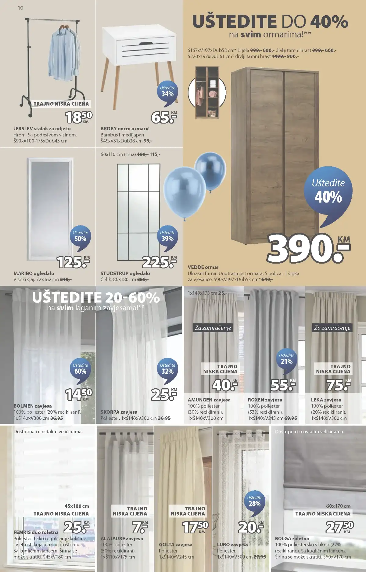 JYSK akcija do 50 posto baštenski stolovi stolice do 05.05.2026 strana 10