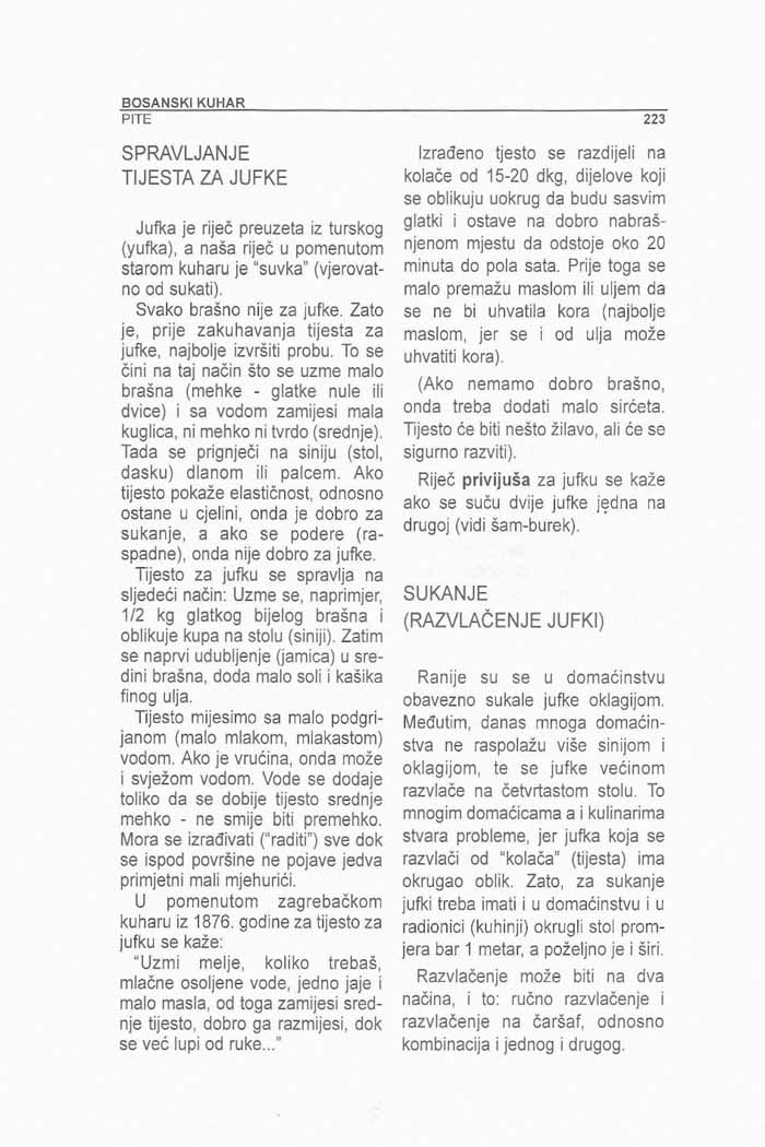 Recepti Bosanski kuhar  Alija Lakišić