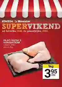 Konzum i Mercator vikend akcija sniženja do 50% jeftinije do 20. aprila 2026