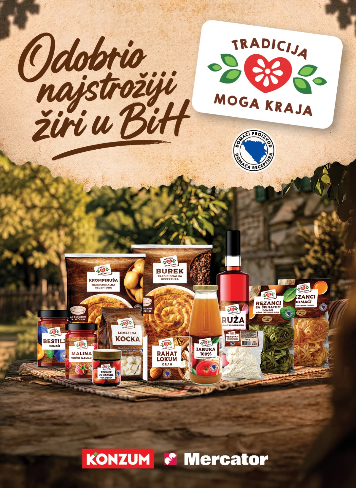 Tradicija moga kraja kadaif rezanci sirevi i domaći proizvodi na akciji