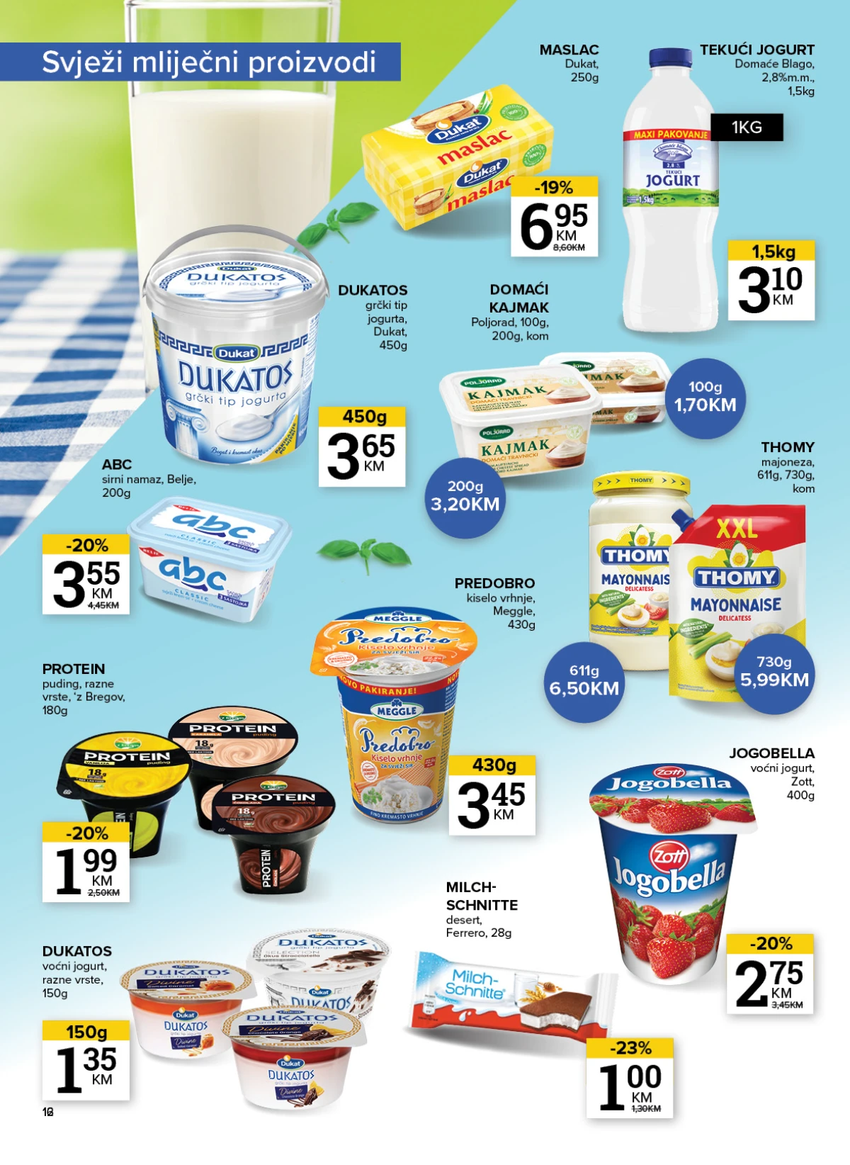 Konzum i Mercator proizvodi za kolače i slastice na akciji