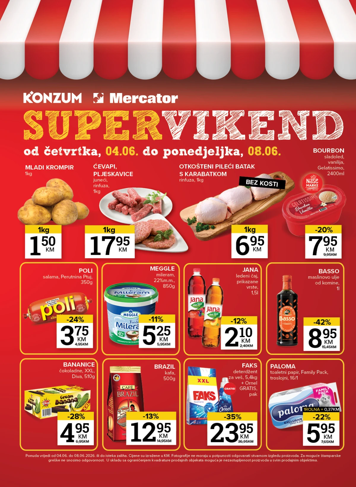 Konzum i Mercator kozmetika i njega na akciji