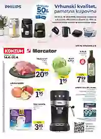 Konzum i Mercator akcija katalog sniženja do 50%