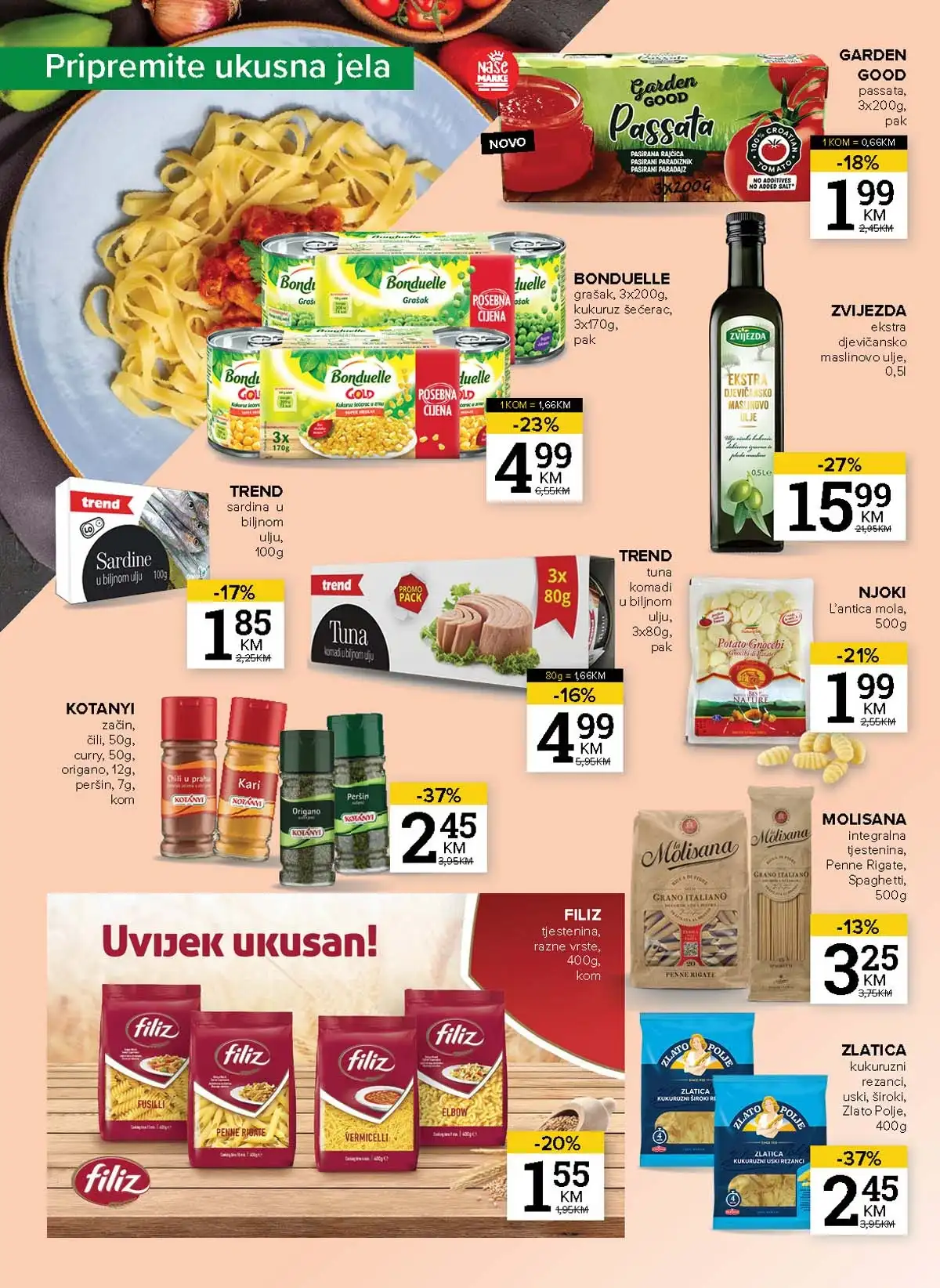 Konzum i Mercator akcija katalog sniženja do 20. aprila 2026 – strana 14