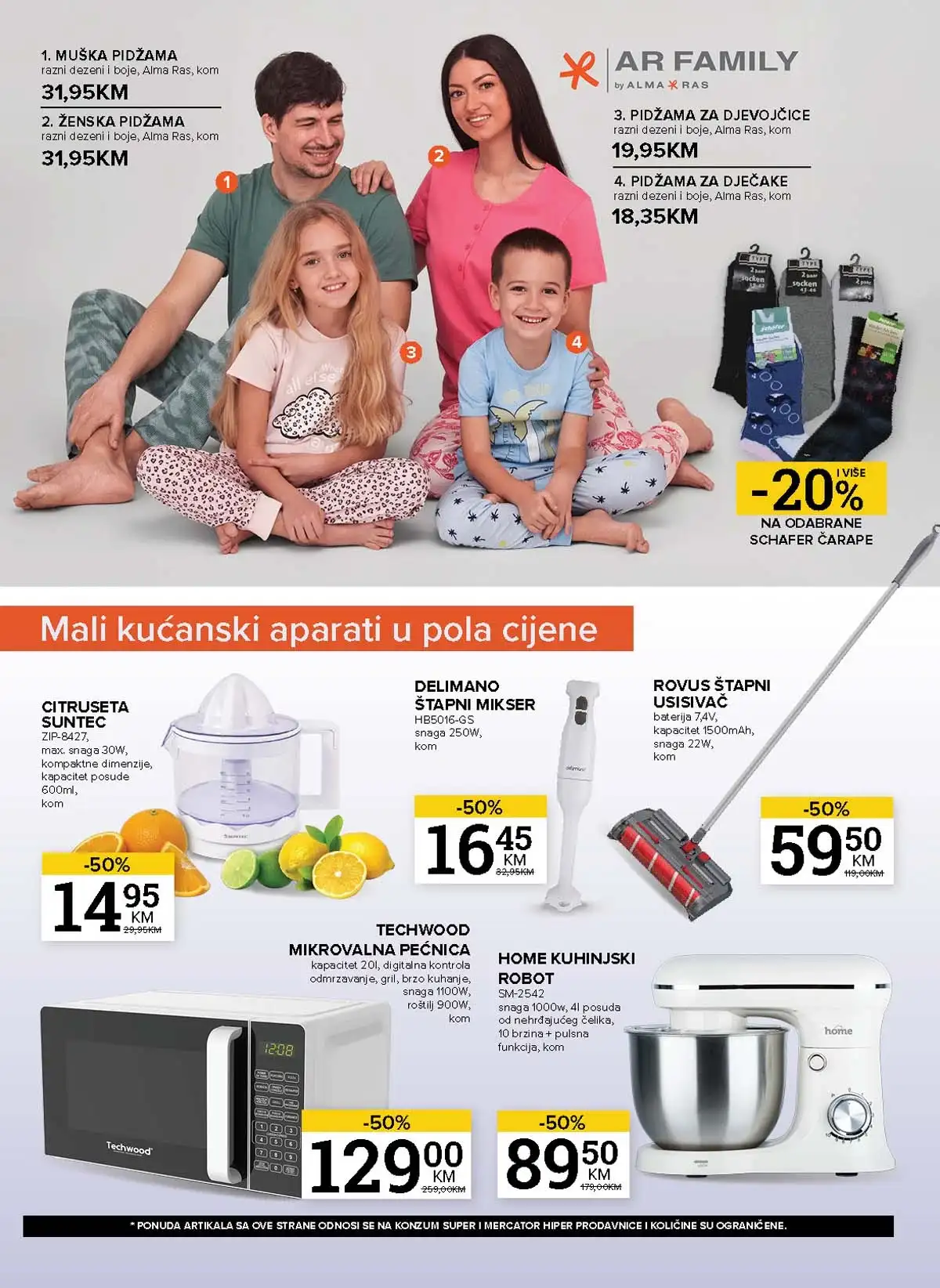 Konzum i Mercator akcija katalog sniženja do 20. aprila 2026 – strana 25
