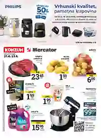 Konzum i Mercator akcija katalog sniženja do 50%