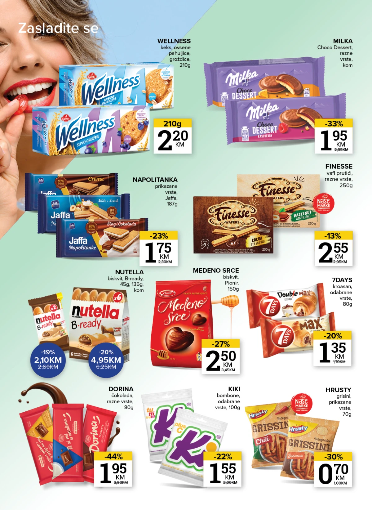 Konzum i Mercator katalog maj 2026 Dolcela puding i proizvodi za kolače akcija