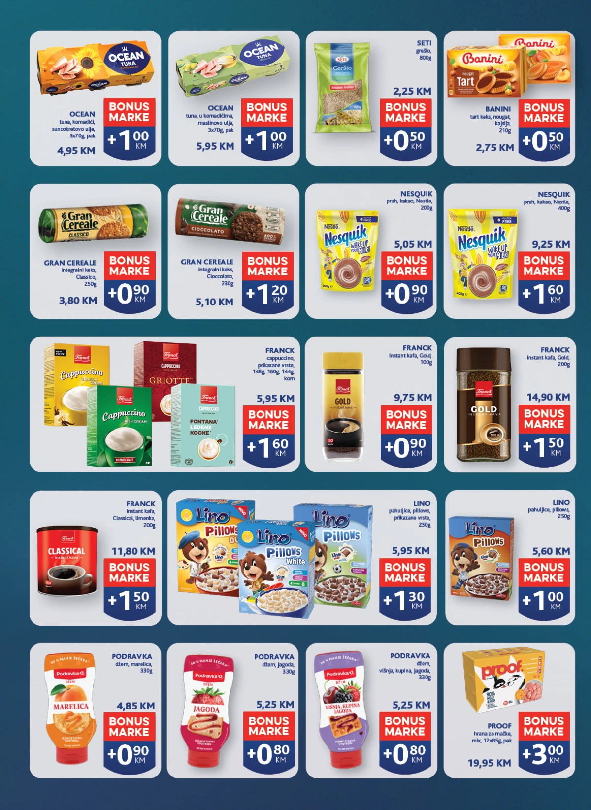 Konzum i Mercator katalog maj 2026 pekara i svježe pecivo akcija