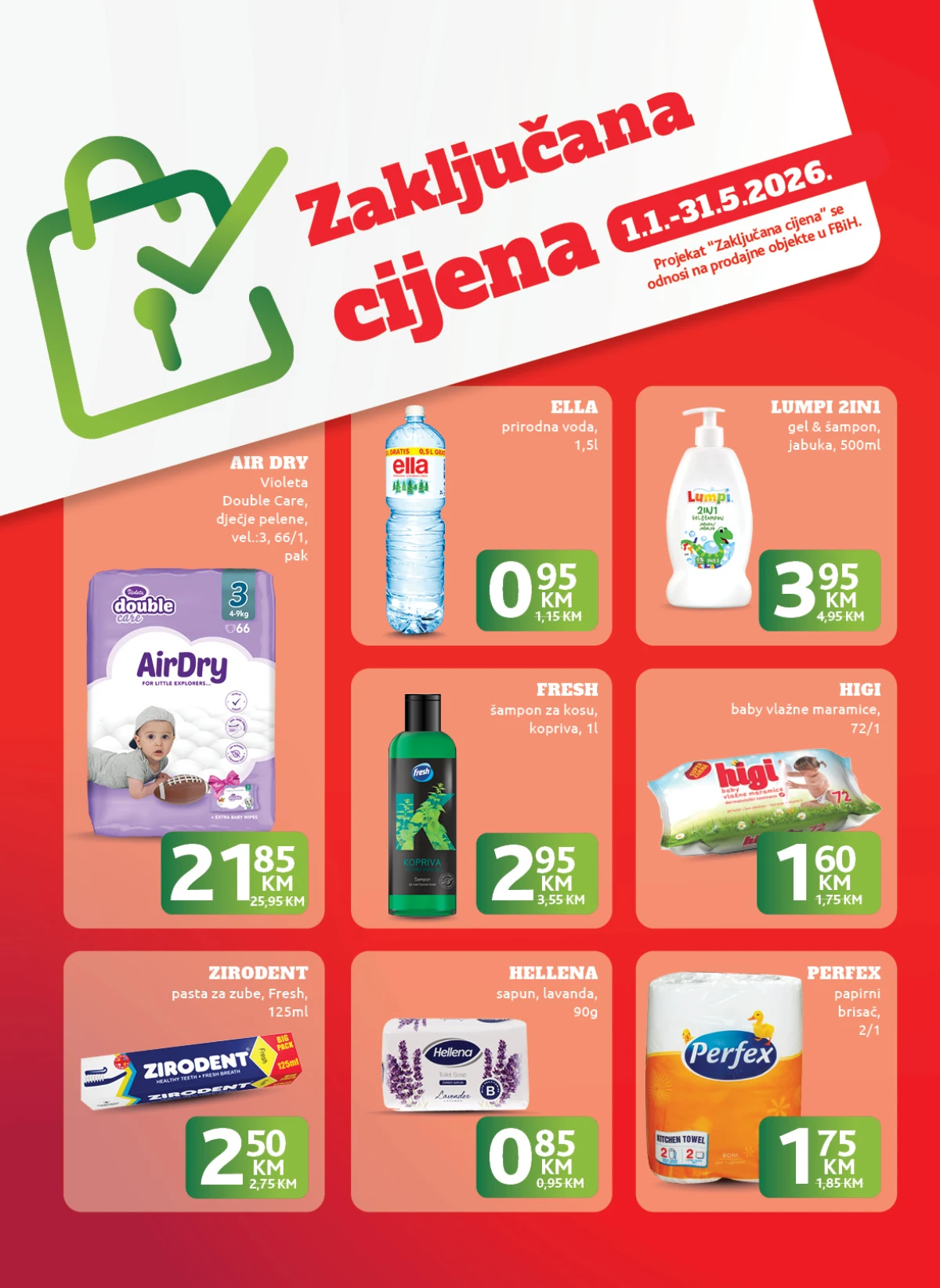 Konzum i Mercator katalog maj 2026 kozmetika i njega akcija