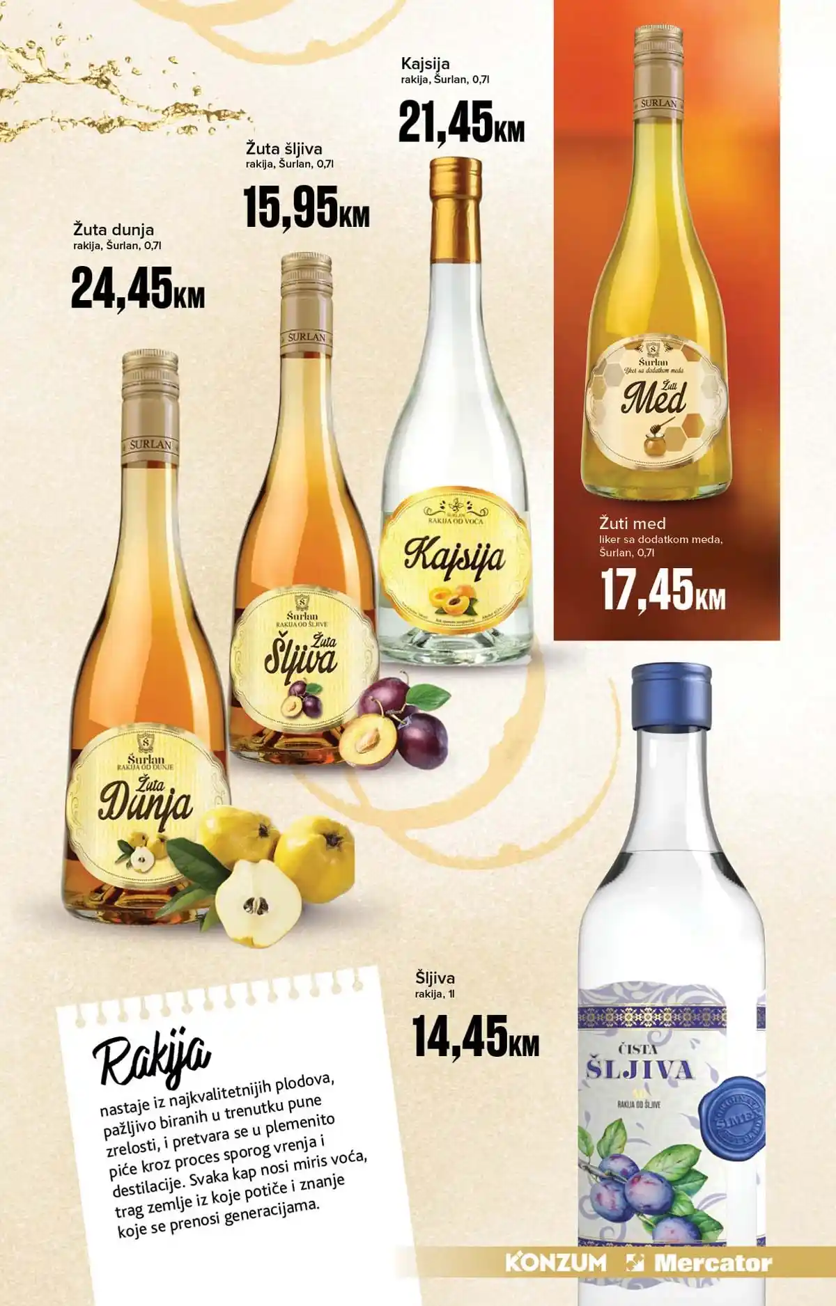 Konzum i Mercator katalog pića strana 11