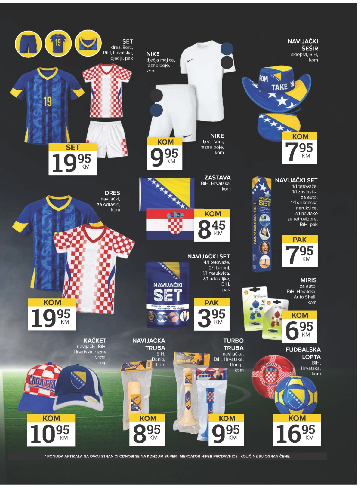 Konzum i Mercator navijačka akcija strana 5 – navijački rekviziti i oprema