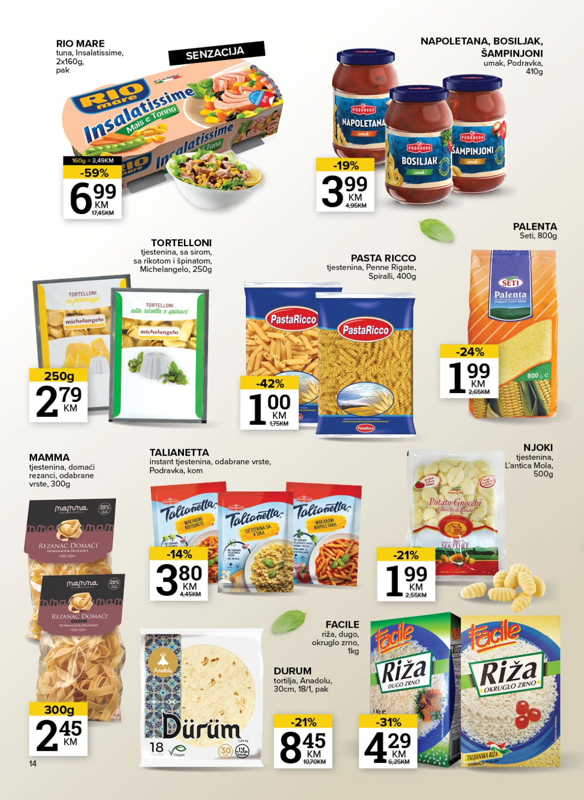 Konzum i Mercator proizvodi za kolače i slastice Konzum i Mercator proizvodi za kolače i slastice na akciji