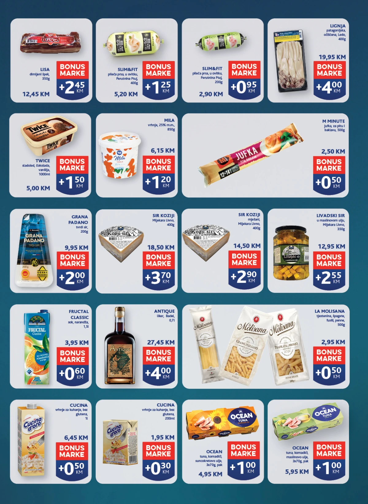 Konzum i Mercator grickalice i slatkiši Konzum i Mercator grickalice i slatkiši na akciji