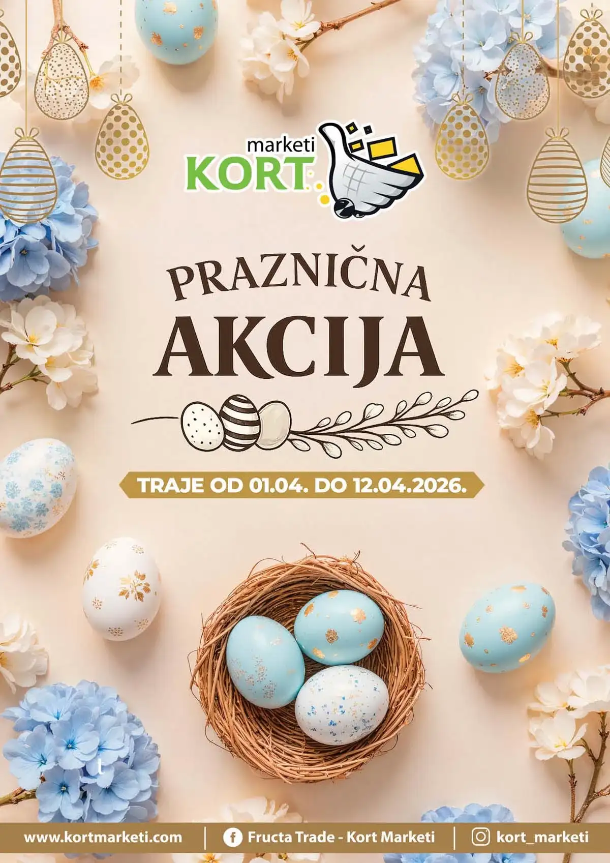 KORT praznična akcija katalog april 2026 – strana 1