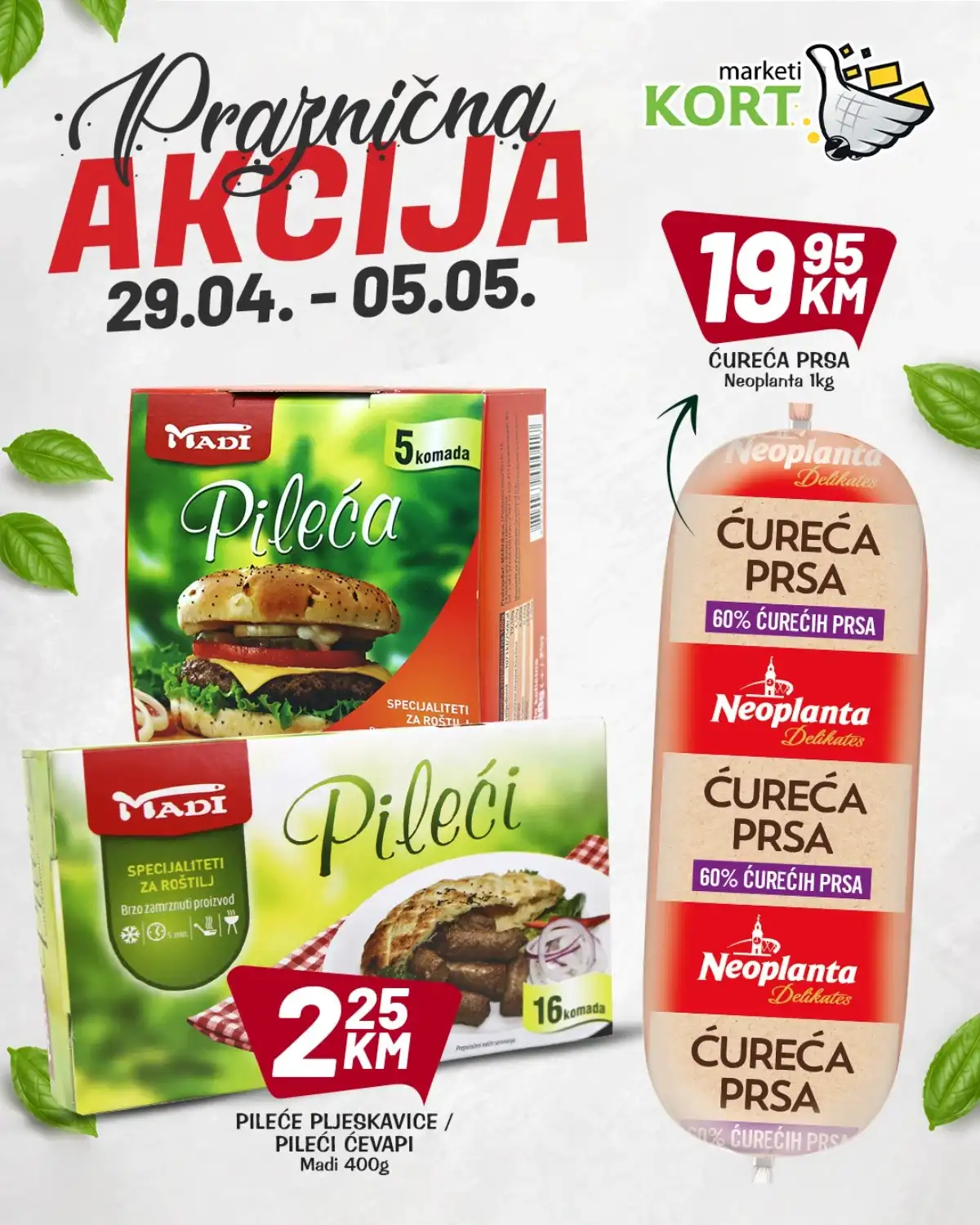 KORT katalog piće sokovi pivo dodatni proizvodi sniženja do 05.05.2026