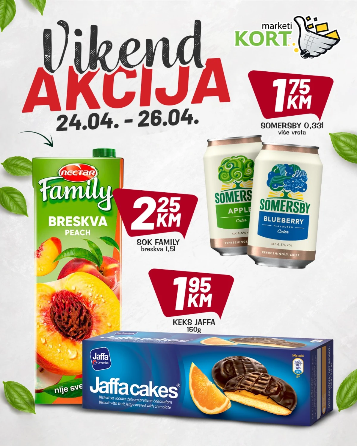 KORT vikend akcija